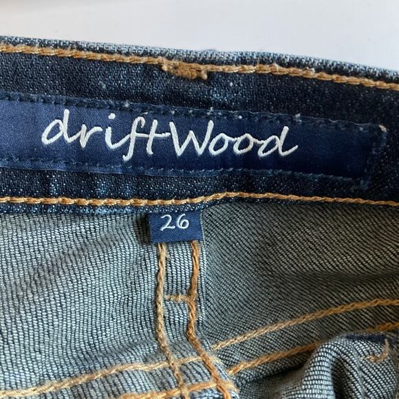 DRIFTWOOD Sundance Embroidered Floral Boho Jeans size 26 - Picture 14 of 15